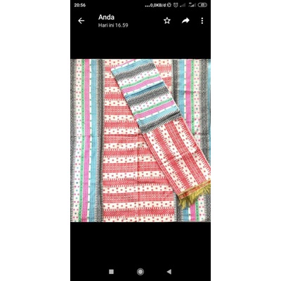 songket mesin motif tumtuman