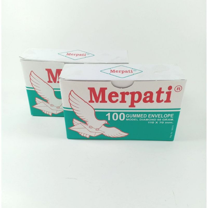 

Amplop merpati hijau 110 x 70 mm 60 gram