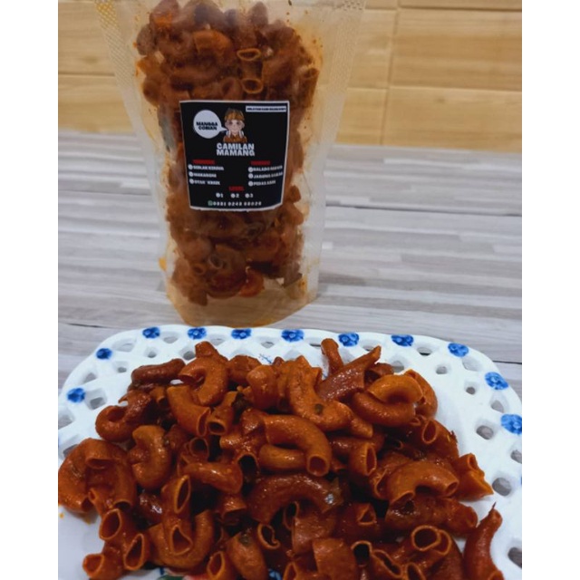 

Makaroni Bantet Snack Camilan Makaroni Pedas Jeruk Asin balado jagung bakar Kekinian