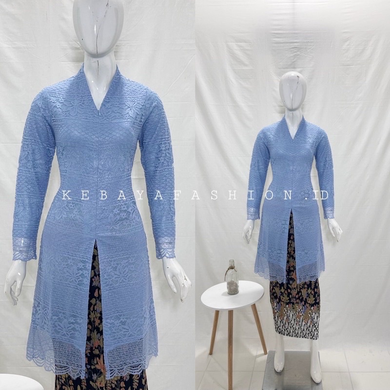 kebaya Modern. brukat busui. kebaya pesta. kebaya tunik busui. brukat modern resleting depan