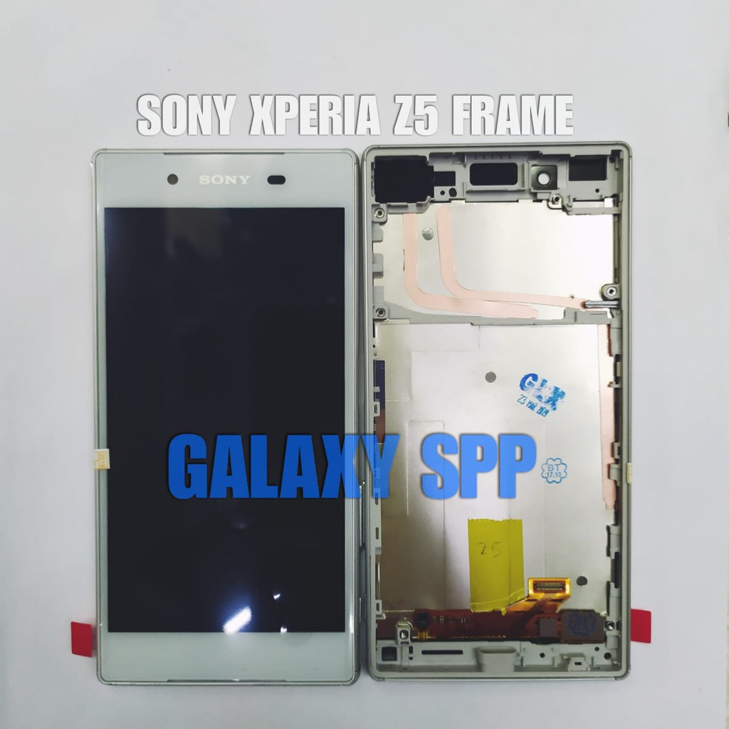 LCD TOUCHSCREEN SONY XPERIA Z5 ORI PLUS FRAME