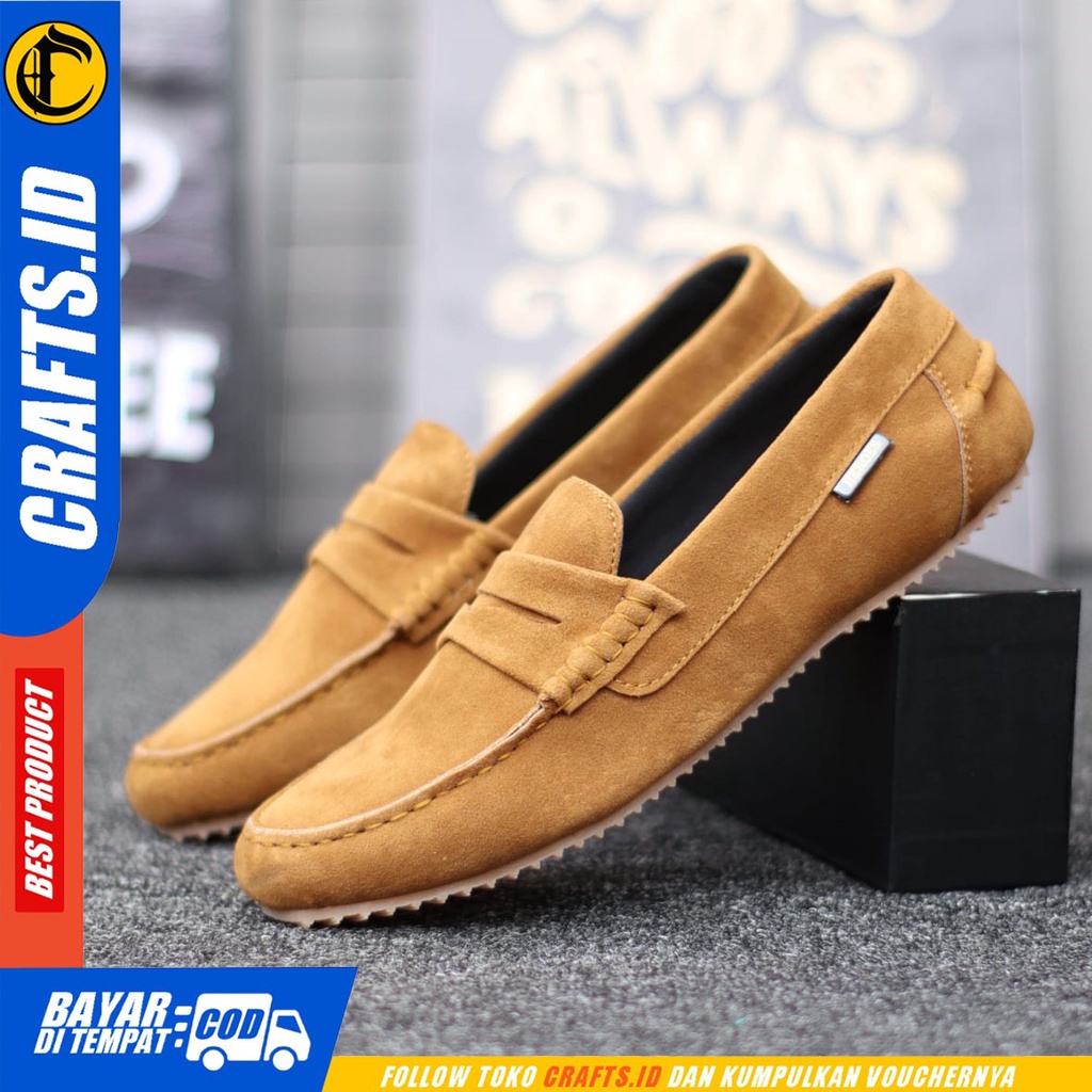 CRAFTS siena - Sepatu Casual Slip On Santai Slop Pria