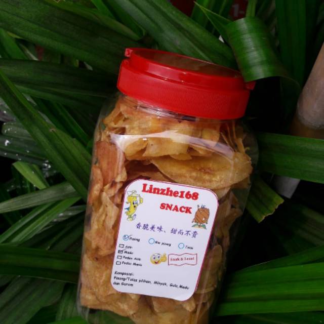 

Kripik pisang Linzhe168 snack