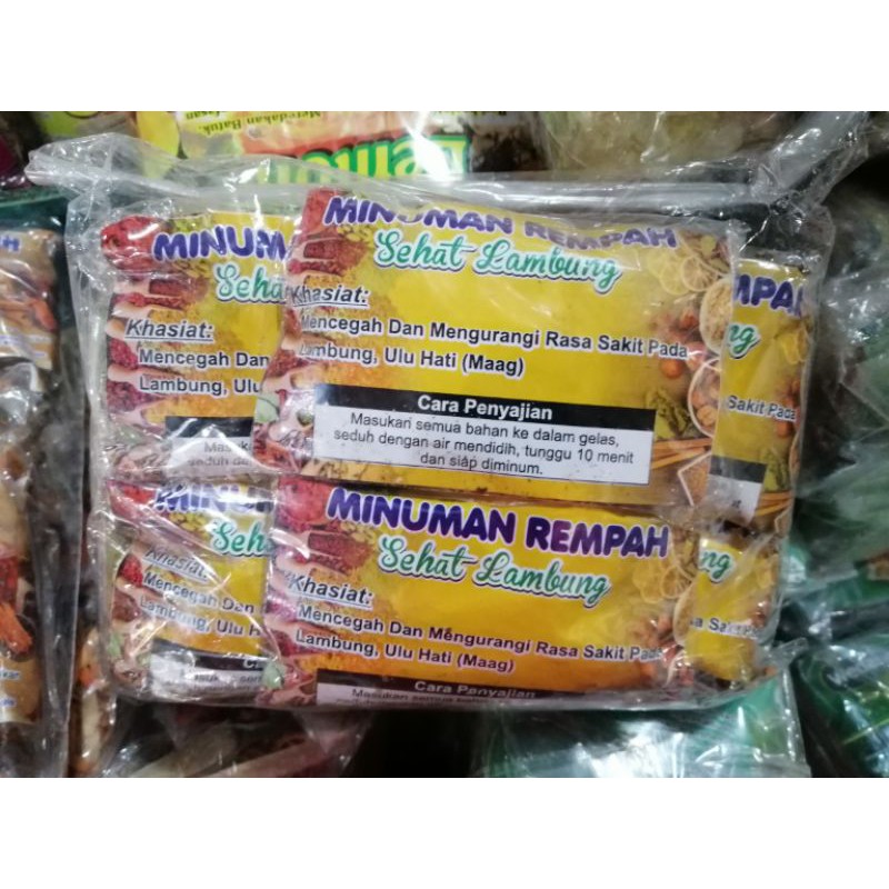 

minuman rempah sehat lambung (maag)