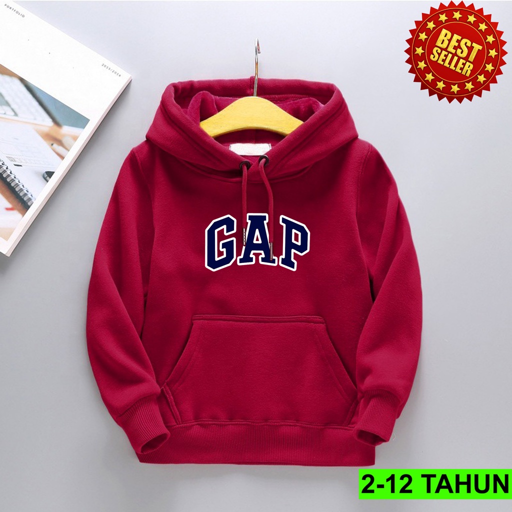 Hoodie Anak Laki Laki Perempuan / Hodie GAP Anak Usia 2 - 12 Tahun / Jaket anak laki laki