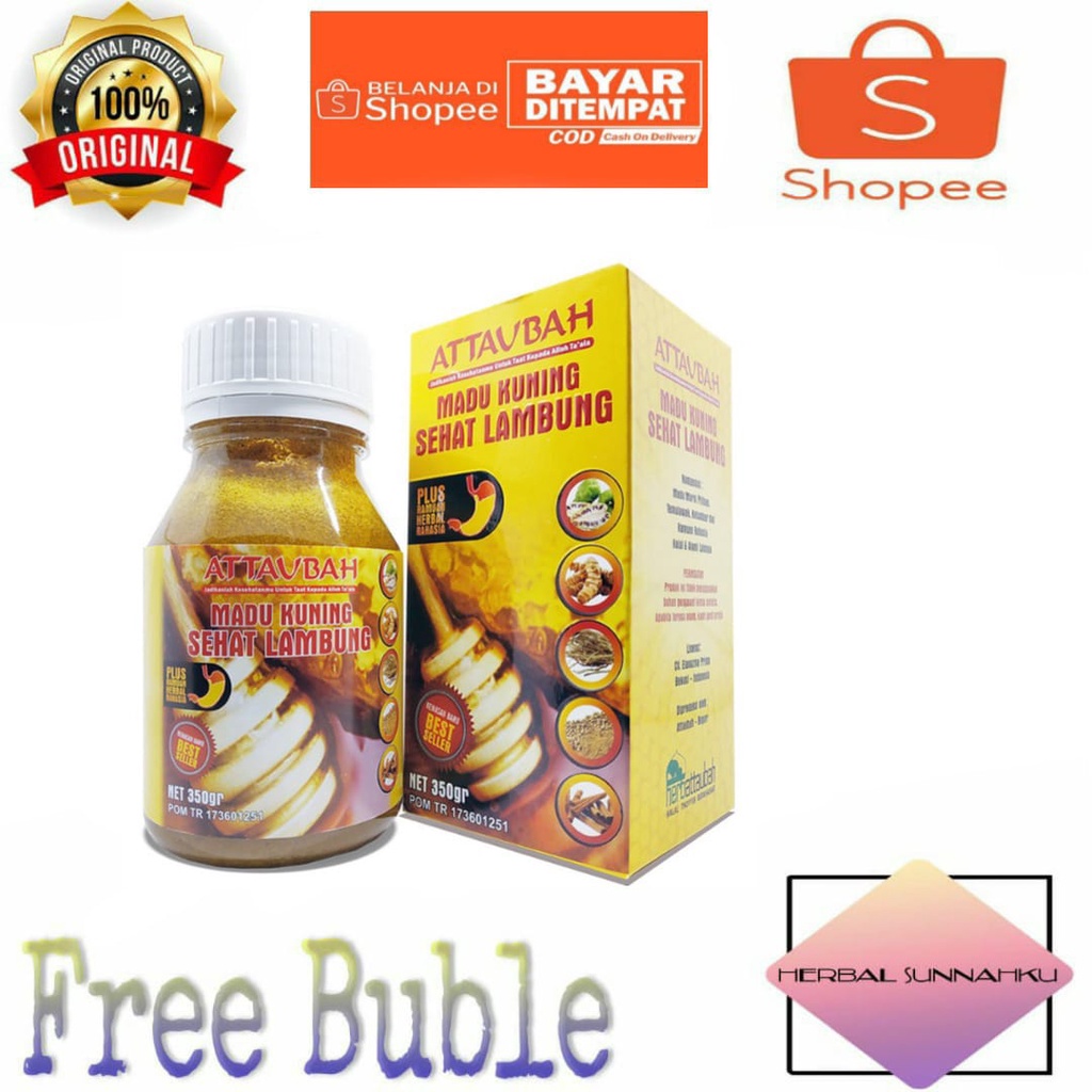 

Madu Kuning Sehat Lamnbung At-Taubah 350ml Original