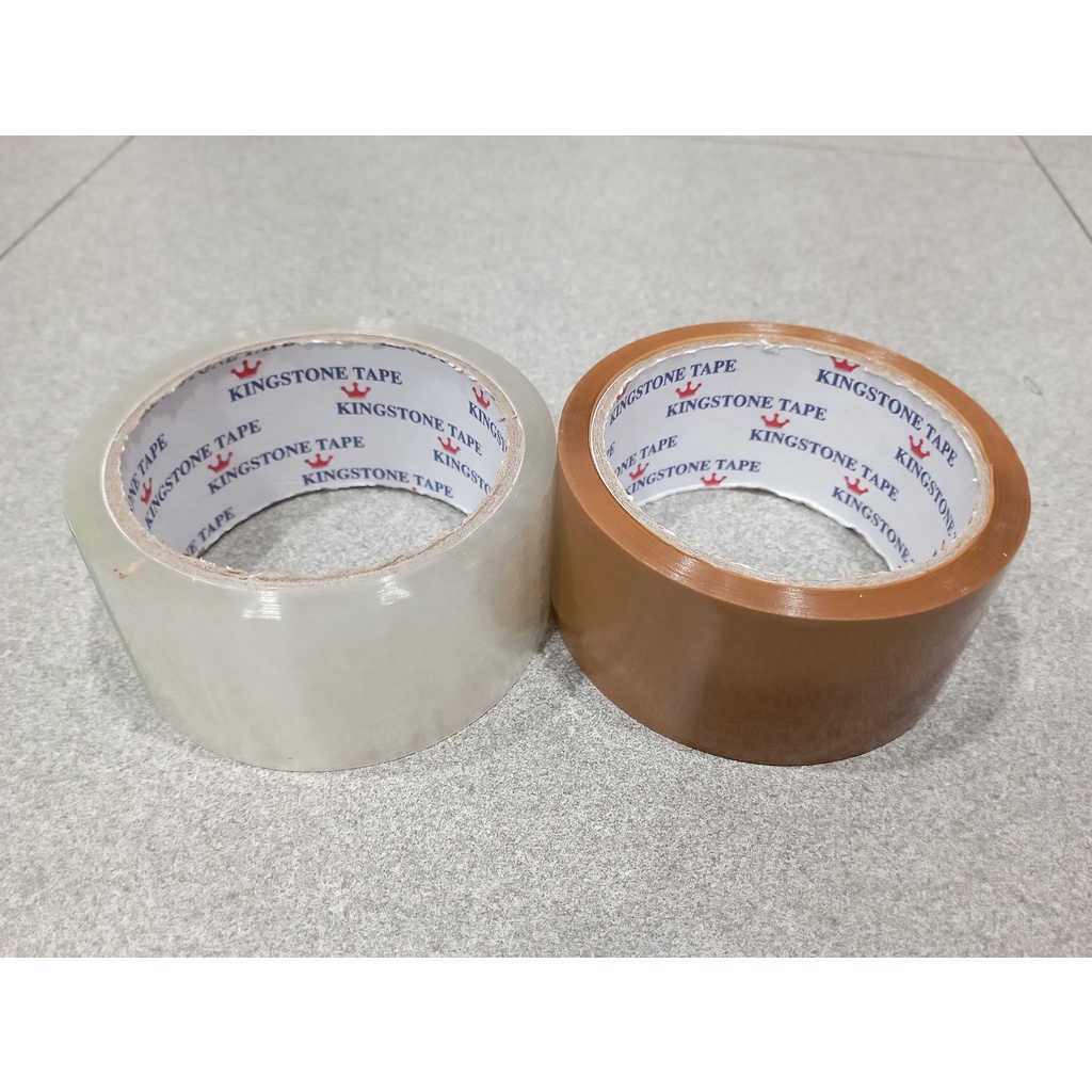 

Lakban OPP Bening / Coklat Kingstone 2" x 40 yard 48mm Tipis