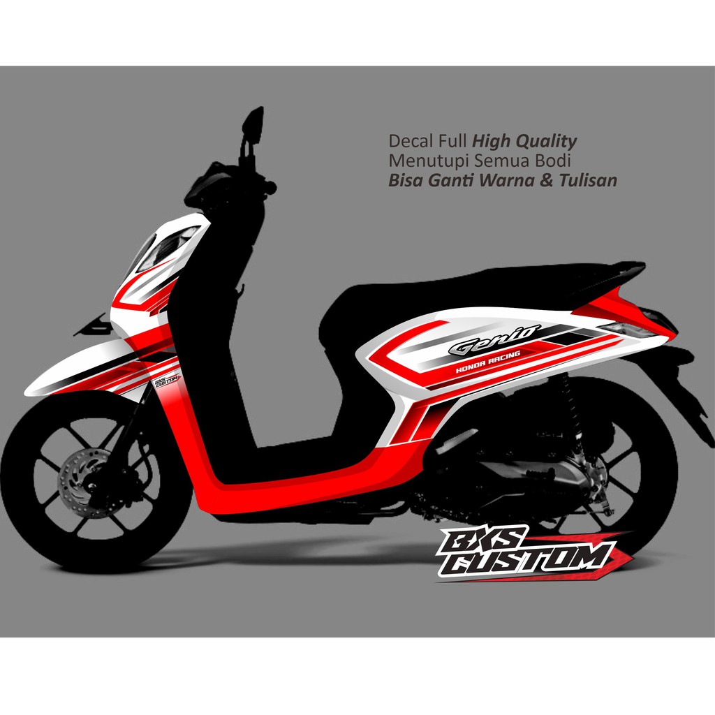 27+ Koleksi Modifikasi Honda Genio Warna Merah Terbaru - Modifikasi