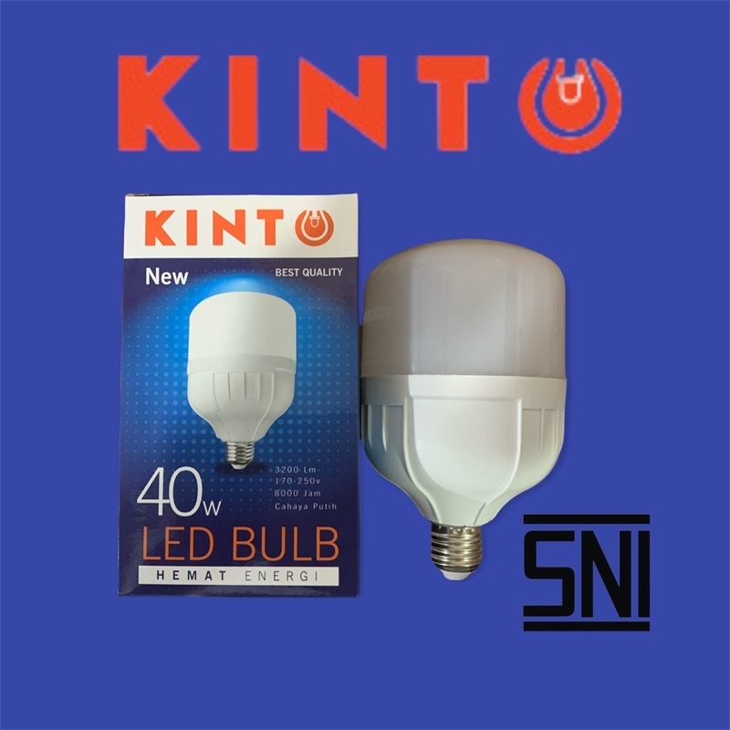 Lampu Led 40 Watt Kinto Kapsul Tabung Putih