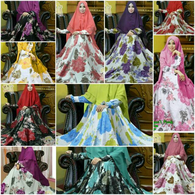 GAMIS SYARI SUPER JUMBO BUSUI MEWAH AISYIA SYARI JUMBO LD130CM REALPIC GOOD QUALITY PREMIUM REALPIC