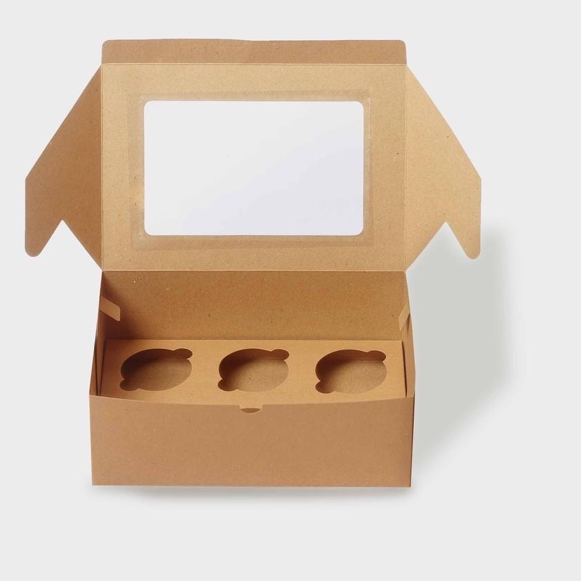 

{R-EJR> {♥> 2517 10 Kardus Cupcake Box isi 6 25x17x9 cm - Box Kue Snack- dus cake pudding kuetart roti donat {bisa cod>