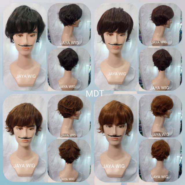 WIG RAMBUT PALSU PRIA /WIG PENDEK /WIG COWOK