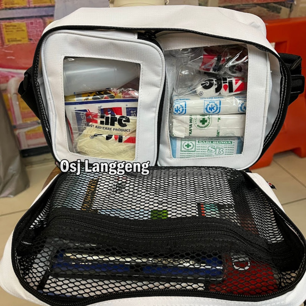 4Life First Aid Kit / Tas P3K / White Bag Type A / Tas P3k 4life