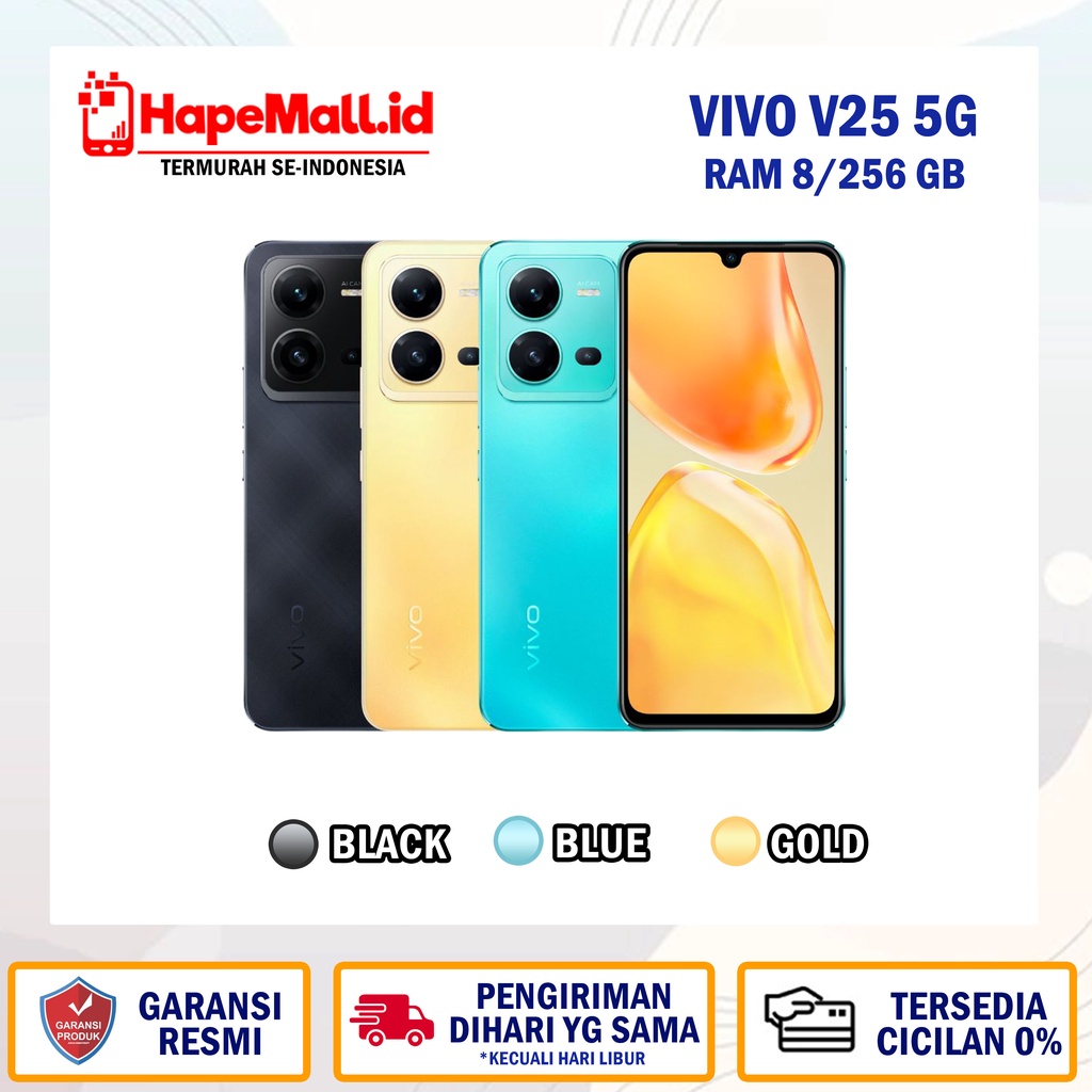 VIVO V25 5G RAM 8/256 GARANSI RESMI TERMURAH