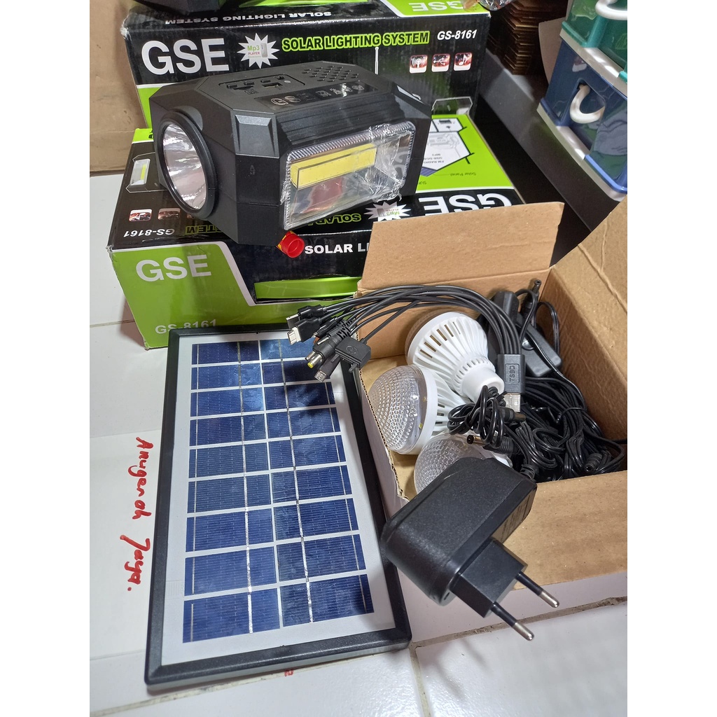solar lighting system lampu emergency tenaga matahari panel surya