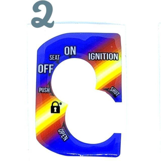 STIKER KONCI TIMBUL VARIO 125