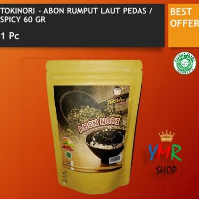 

Makin murah--Tokinori Abon Nori Seaweed Rumput Laut Topping Pedas Spicy Original 30Gr / 60Gr