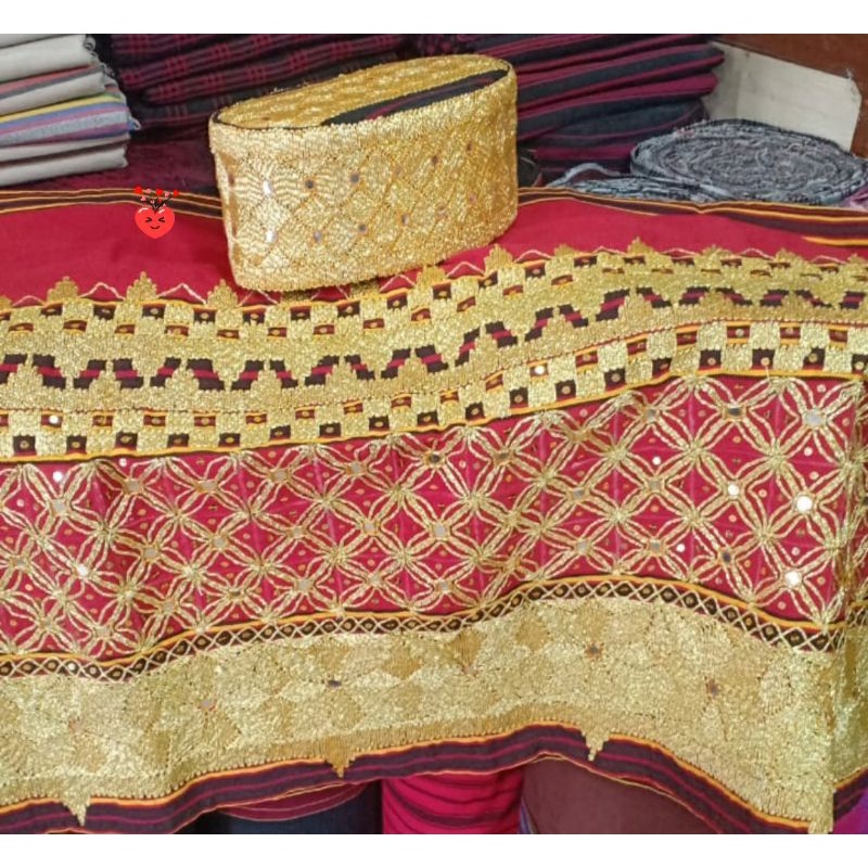tapis lampung kain bapak kain tapis papa set peci handmade