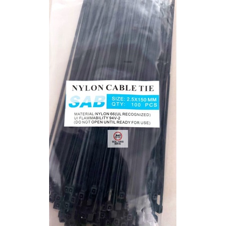 Cable  Ties Kabel Tali Serut  Nylon 20cm