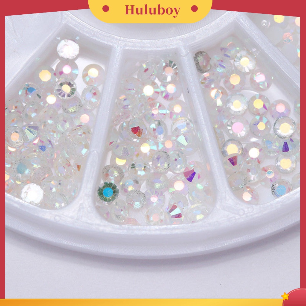 Huluboy Huluboy♡ Berlian Imitasi 3D Bahan Resin Untuk Dekorasi Nail Art