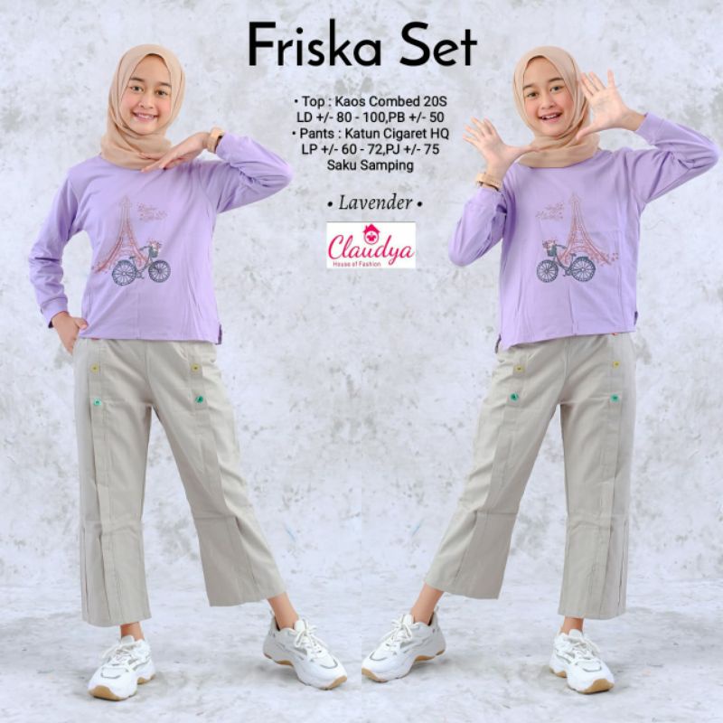 Friska set kids ori claudya