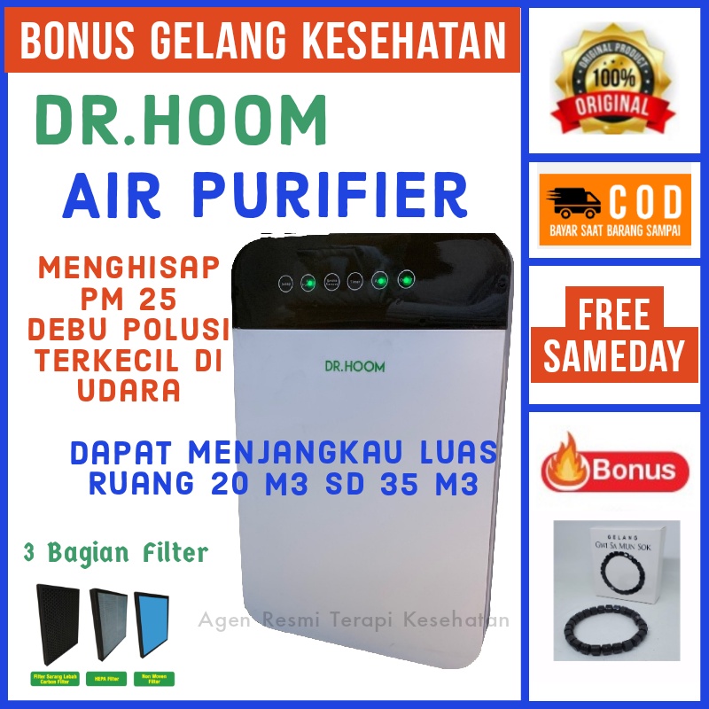 Dr Hoom Air Purifier - Pembersih udara - Air Purifier Dr Hoom