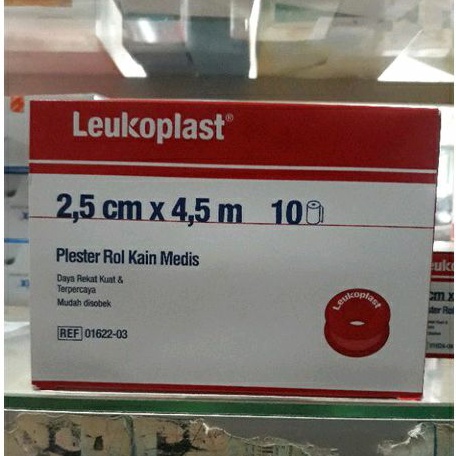 Plester Rol Kain / Plester Leukoplast Rol Kain 2,5CM X 4,5M / Plester Roll