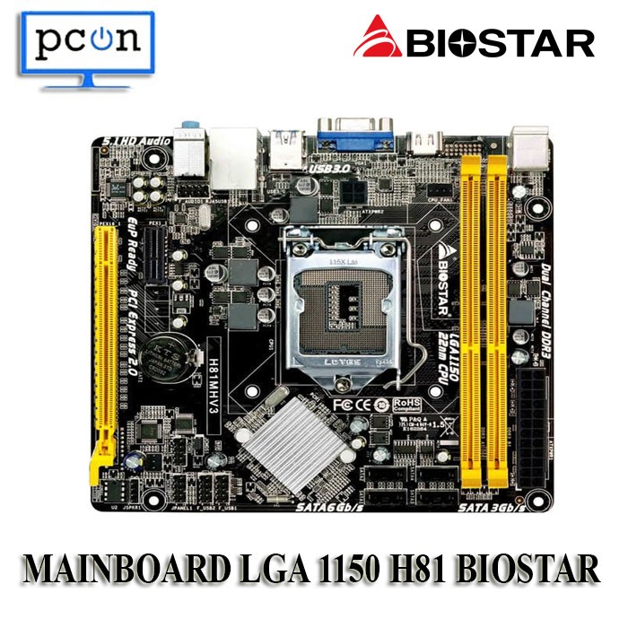 Mainboard Motherboard Mobo intel LGA 1150 H81 ddr3