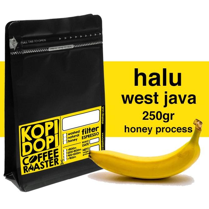 

[ COD ] Kopi Arabika Halu Banana Honey 250 gram PROMO Kode 663