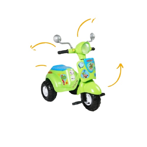 Scooter 609 SHP TOYS - Mainan Anak skuter Dorong Sepeda Roda Tiga Maenan Tricycle Bike