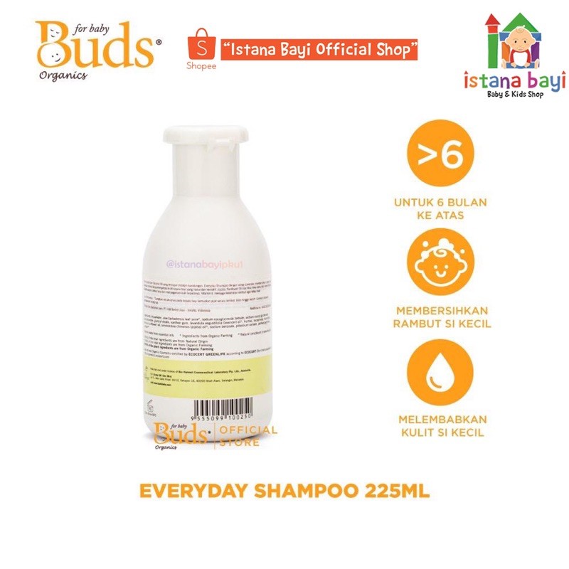 Buds everyDay head to toe Cleanser 225 ml - Sabun bayi organic