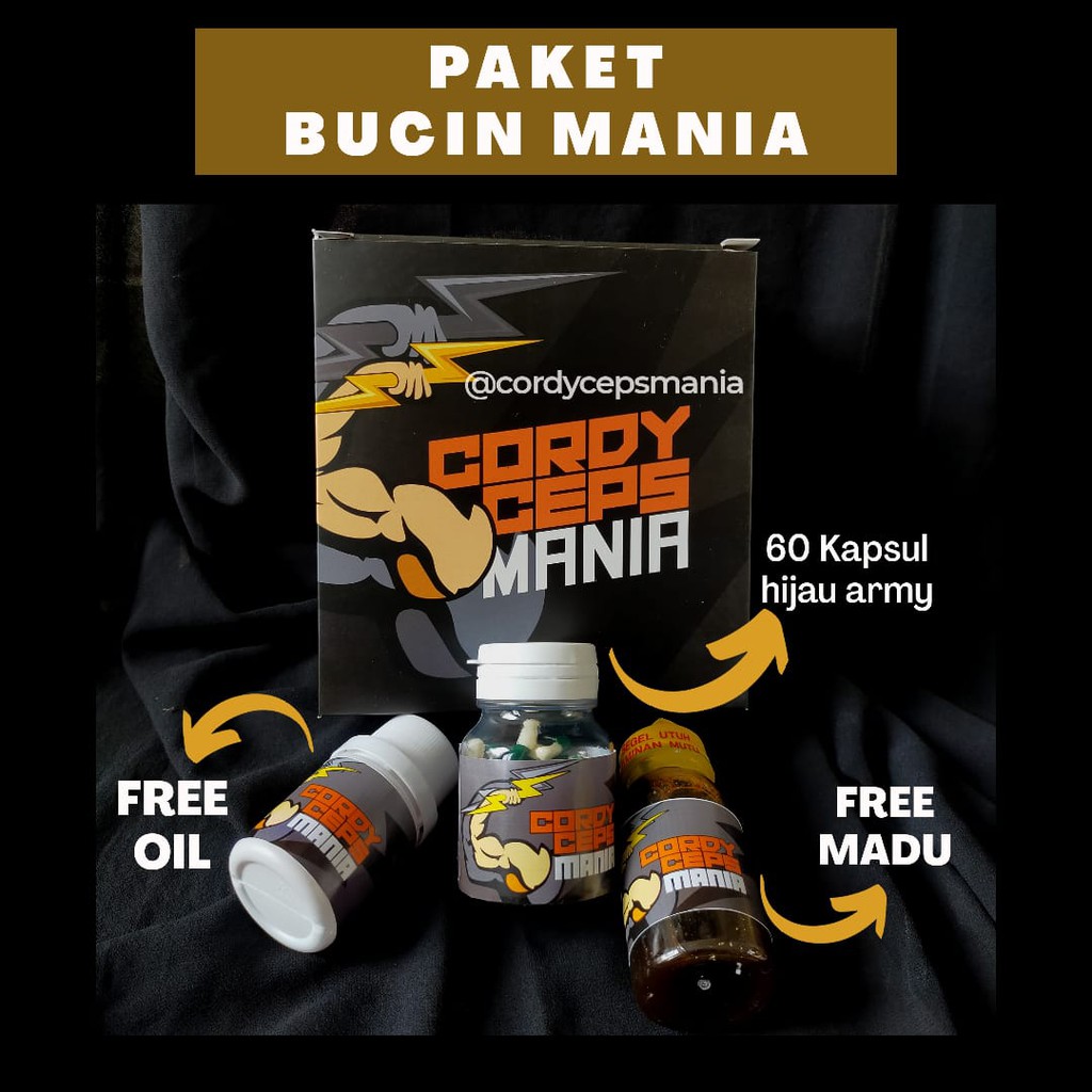 VITAMIN STAMINA PRIA CORDYCEPS PAKET BUCIN MANIA