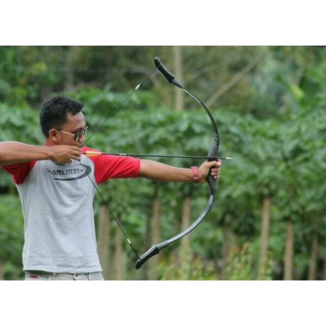 Busur HorseBow Full Fiber Murni / panahan