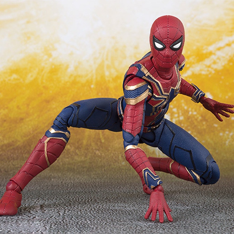 Mainan Action Figure Marvel The Avengers 3 Infinity WarPVC Spiderman Dapat Bergerak Untuk Anak