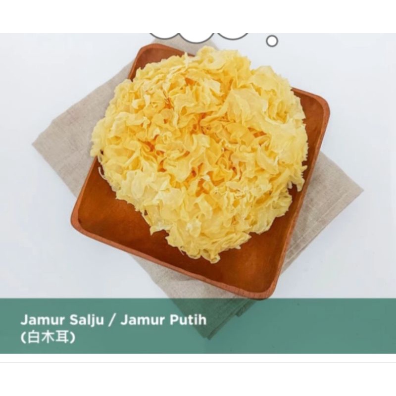 

Jamur salju 1 bulat / jamur putih / snow white fungus