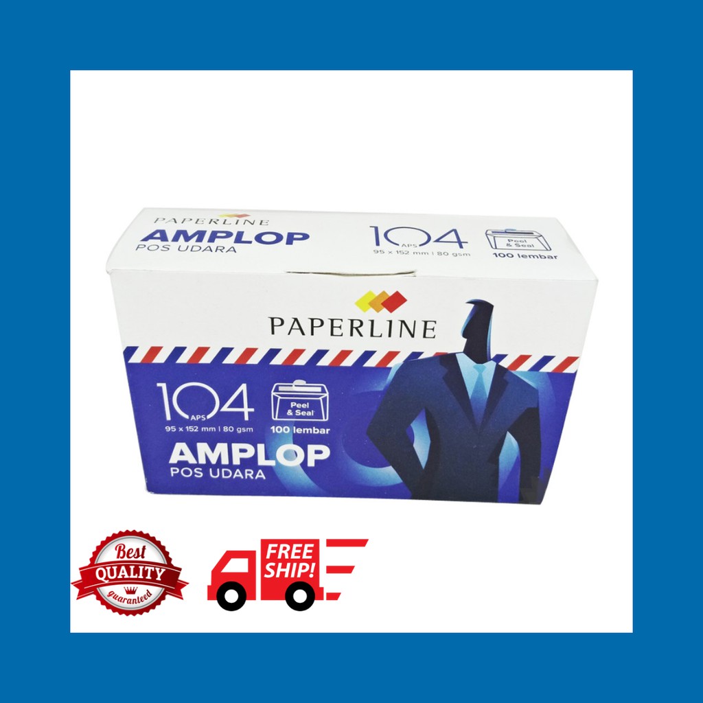 

Amplop PAPERLINE 104 APS Peel & Seal 100 lembar