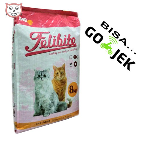 Makanan Kucing Felibite Cat Food Felibet 8 Kg Shopee Indonesia