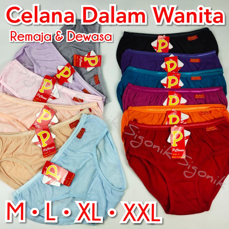 CD Celana Dalam PClarisi Wanita Perempuan Dewasa Cewek Remaja Size M L XL XXL