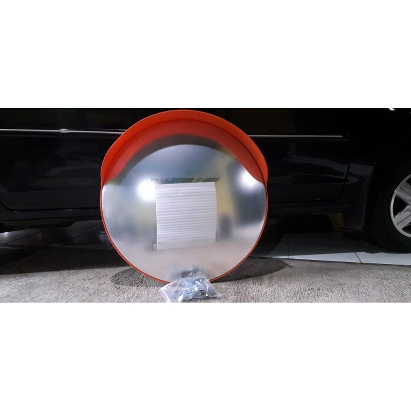 Convex Mirror 80 cm Kaca Cermin Cembung Safety Jalan Tikungan