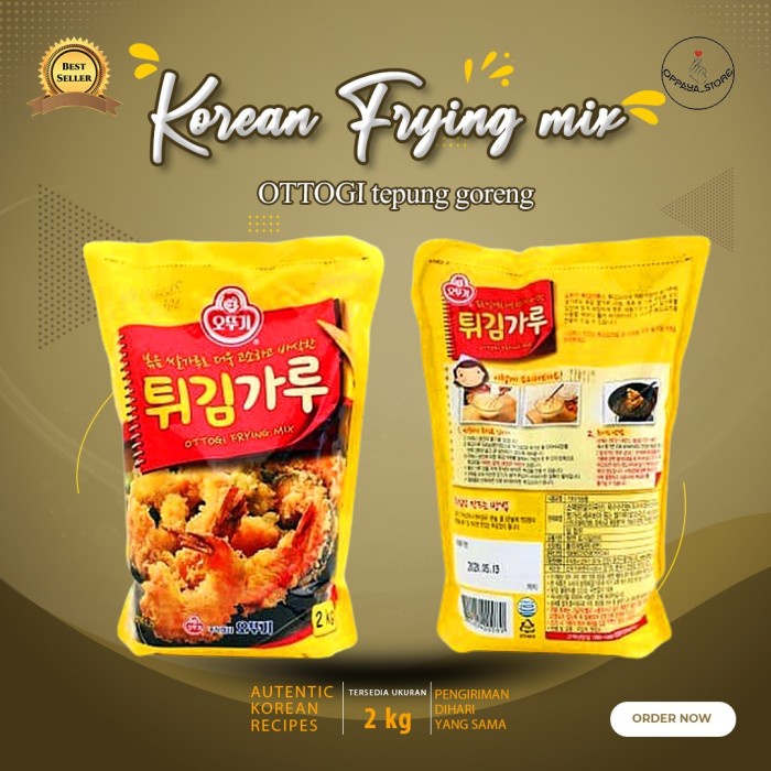 

BISA COD Ottogi Frying mix tepung Korean 2 KG 튀김가루