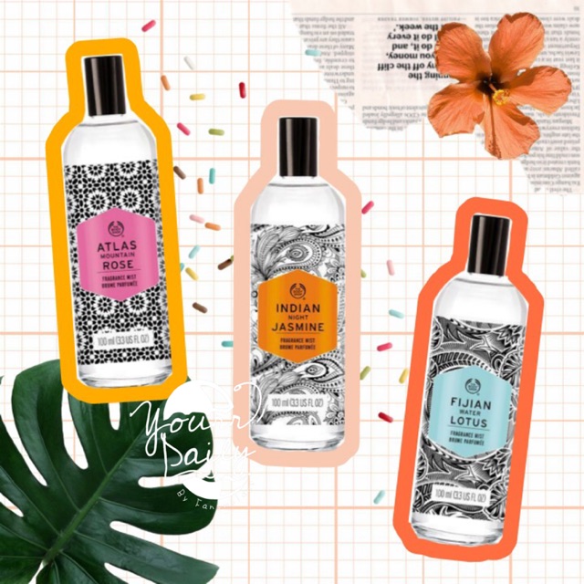The body shop atlas rose/indian jasmine/fijian lotus