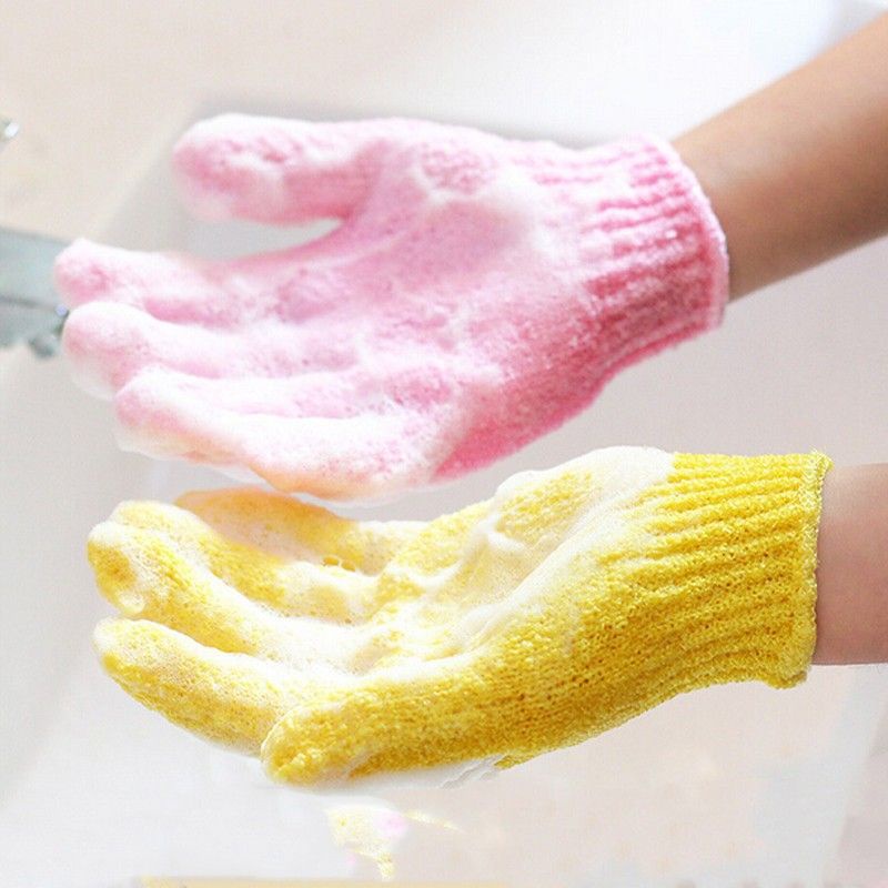 Sarung Tangan Mandi multifungsi Body Scrub Bath Glove busa spons sabun