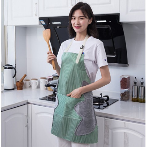 [UNIK88] Celemek Dapur Apron Masak Anti Air dan Minyak Waterproof Apron Premium Bisa Lap Tangan