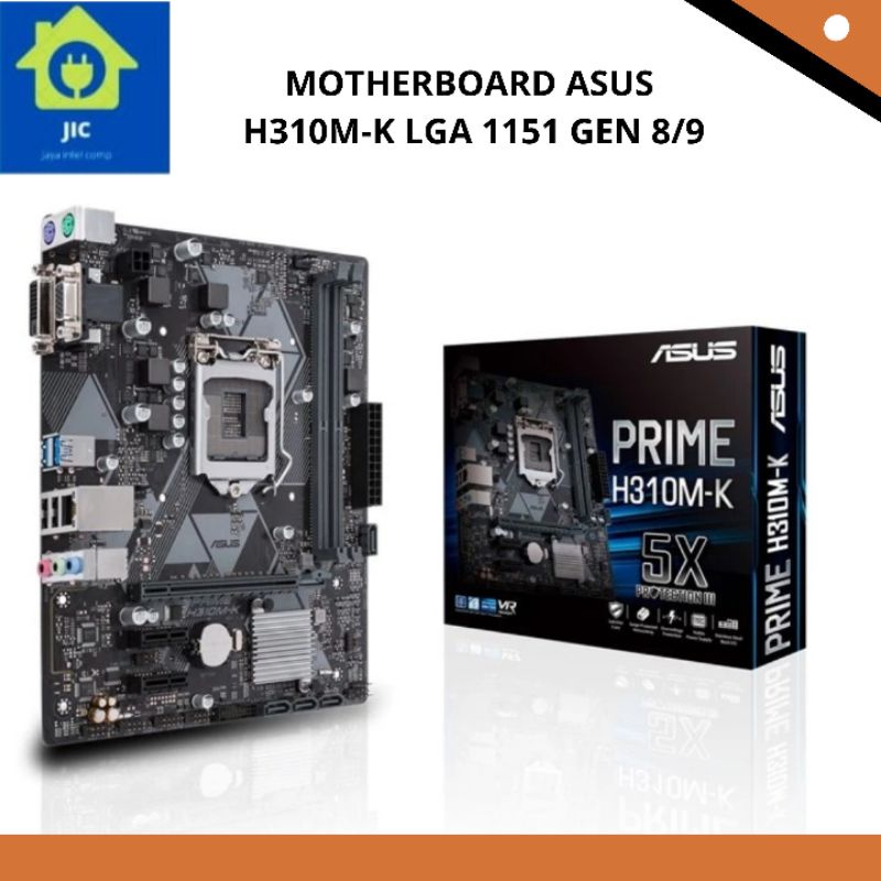 MOTHERBOARD ASUS H310M-K LGA 1151 GEN 8/9