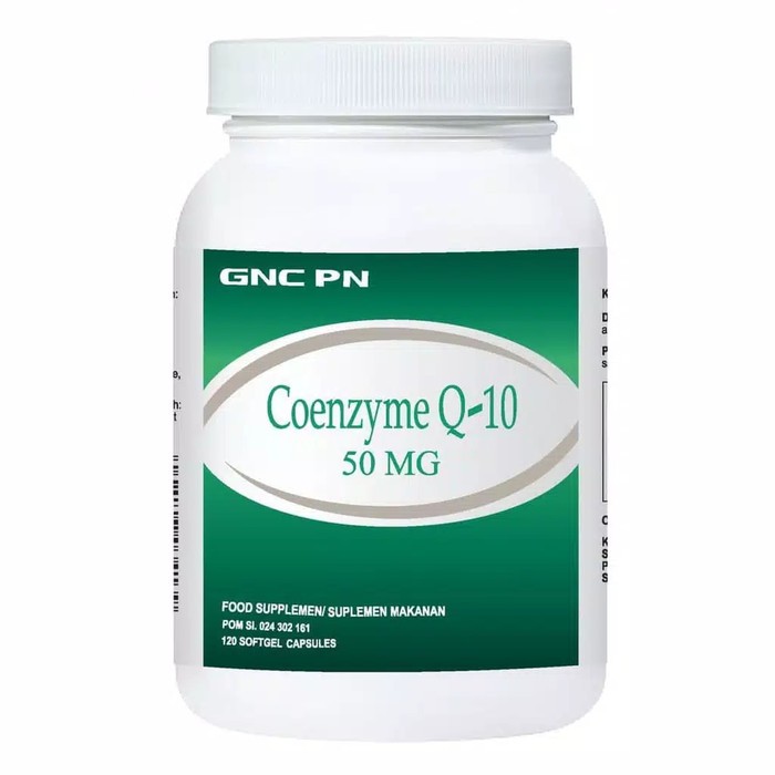 GNC coenzyme Q-10 50mg (120) asli