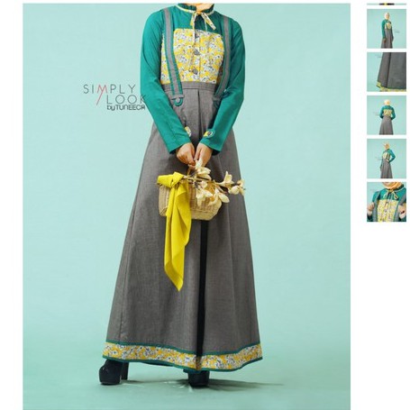 gamis simply look by tuneeca dally floral ied sale