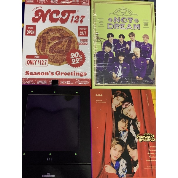 OUTBOX ONLY BTS TXT NCT SEASON GREETINGS 2022
