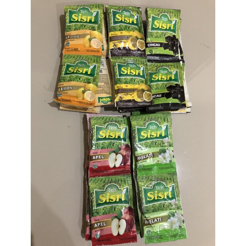 

Teh Sisri Minuman Serbuk Teh Instan 1 renteng isi 10 sachet