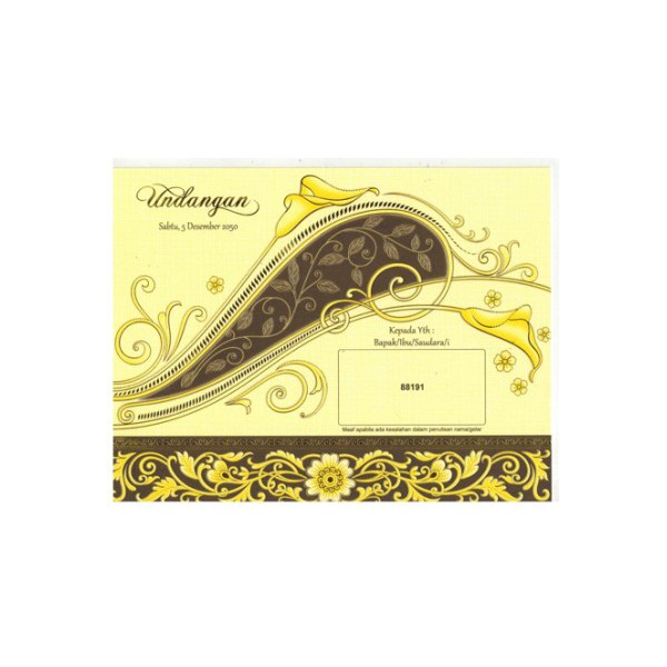 Undangan Pernikahan I Erba 88191