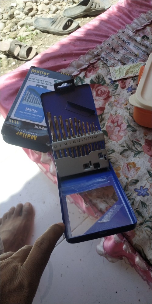 Mata Bor Besi Set 13 Pcs - Mata Bor Besi - Mata Bor Hss- Twist Drill